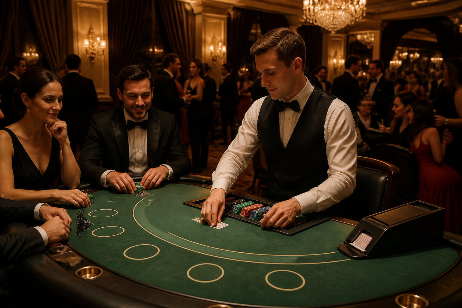 La soirée casino pour une ambiance feutrée et chic