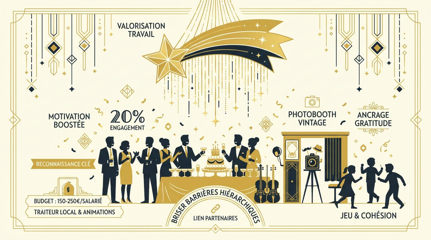 Animation festive et reconnaissance en entreprise