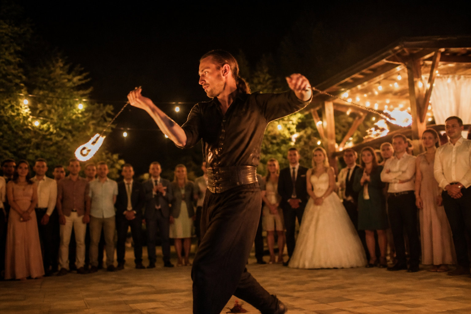 Les spectacles de feu pour une performance visuelle