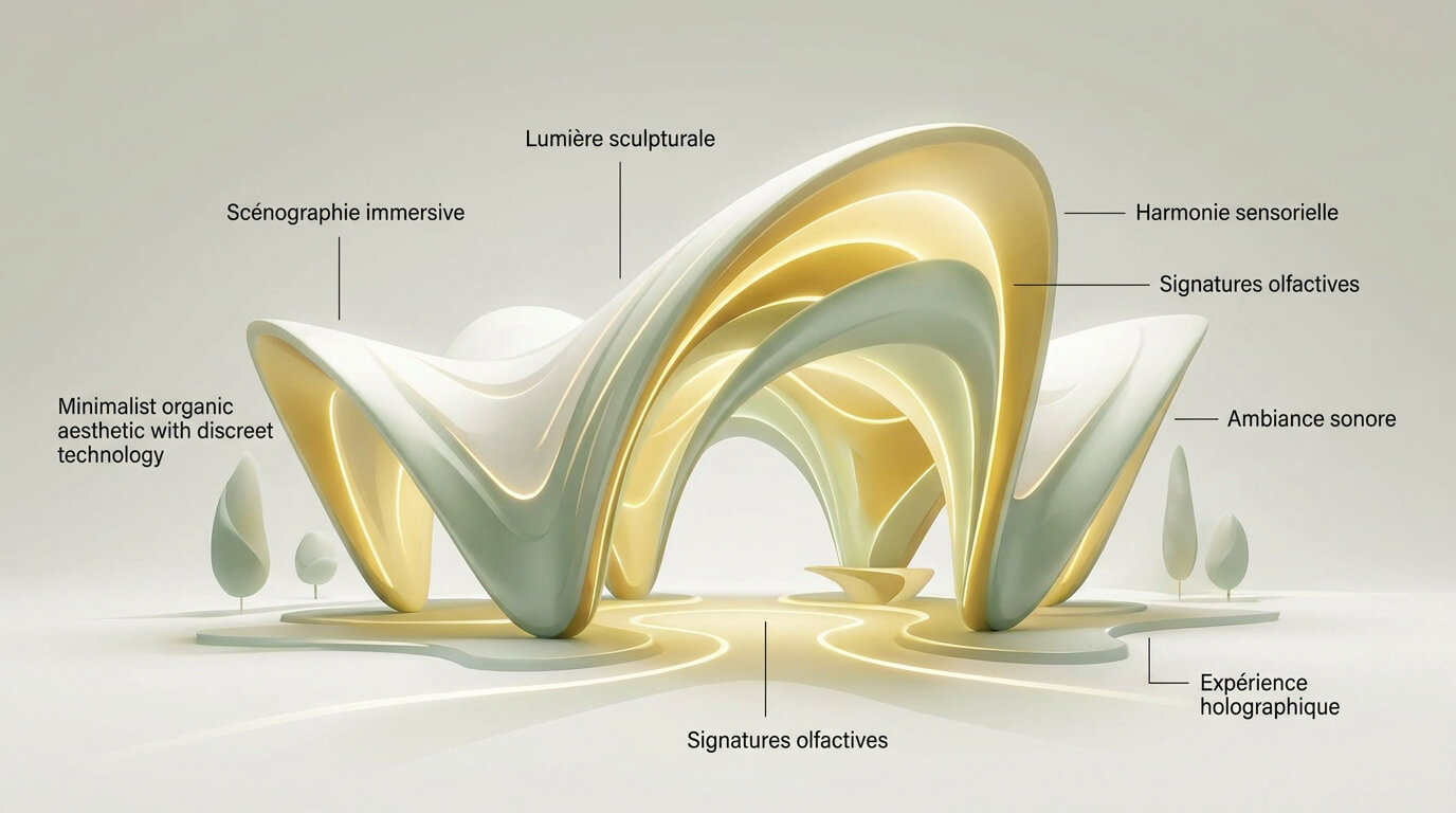 Scénographie immersive et animations technologiques mariage 2027