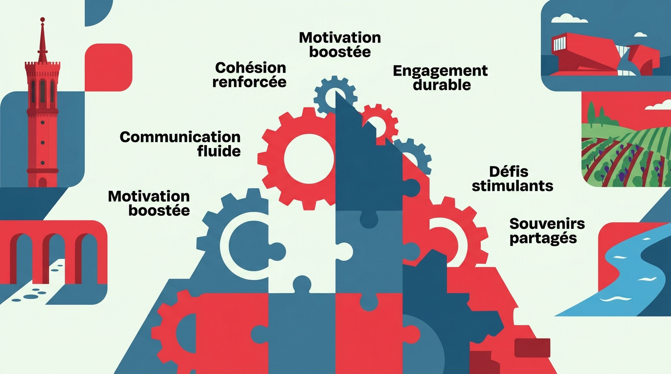 Succès du team building dans le Rhône