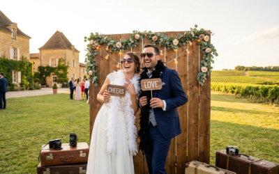 Top des lieux de mariage en Beaujolais pour un photobooth
